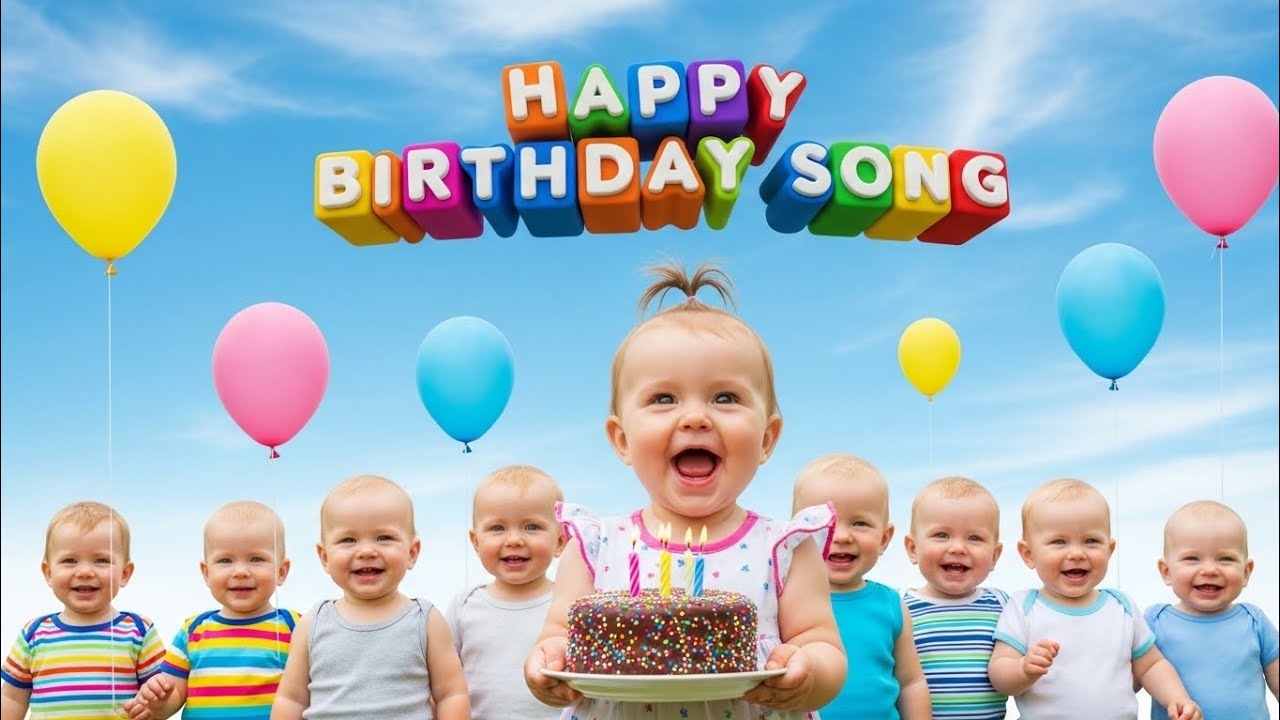 Happy Birthday Song | Birthday Song For Kids | Baby Dance Party 🎉🥳 | Viral Vedio 