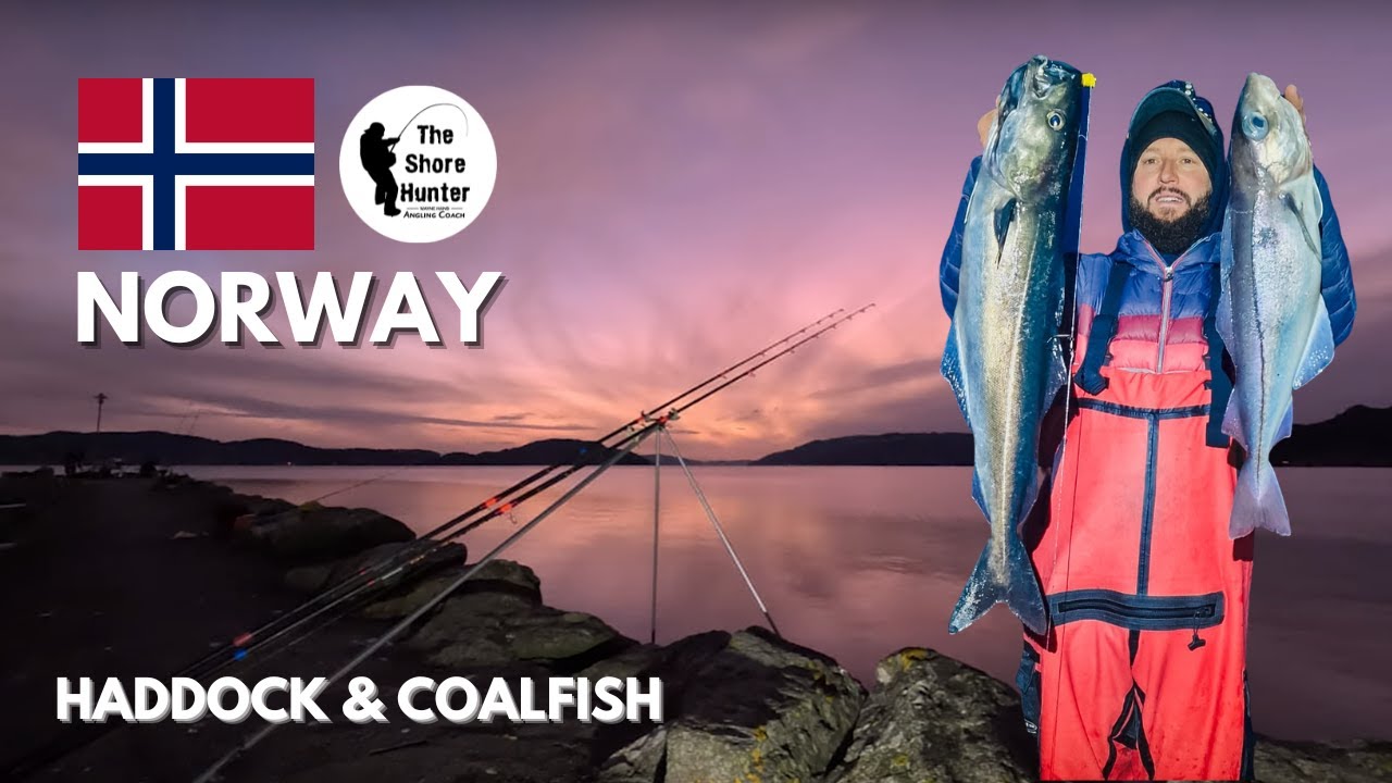 Haddock, Coalfish & Much More, Surf Casting, Shore Fishing With Wayne Hand In Norway, Filmed In 5.3k