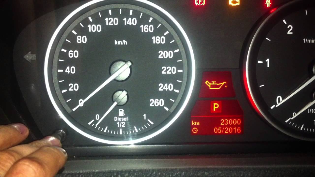 BMW X5 E70.Сброс сервисного интервала замены масла. Проверка температуры двигателя