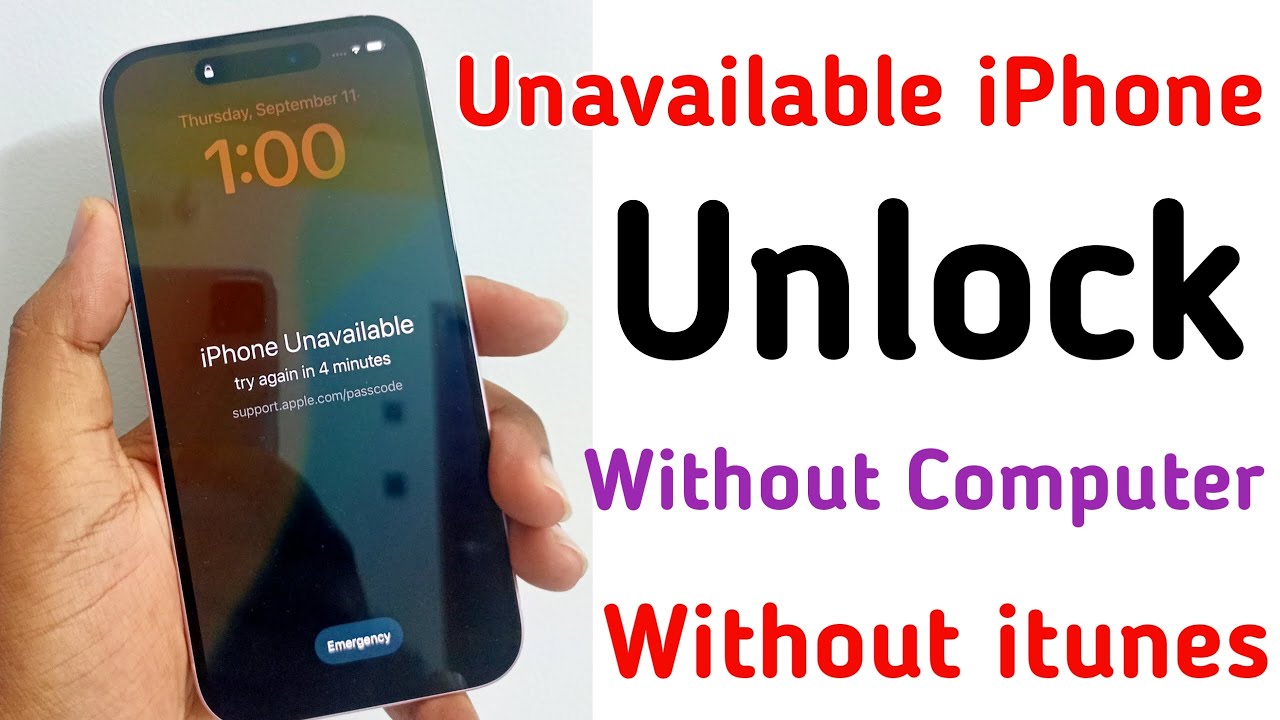 iPhone Unavailable Lock Screen Fix &ndash; No Computer Needed | Unlock iPhone Without Password