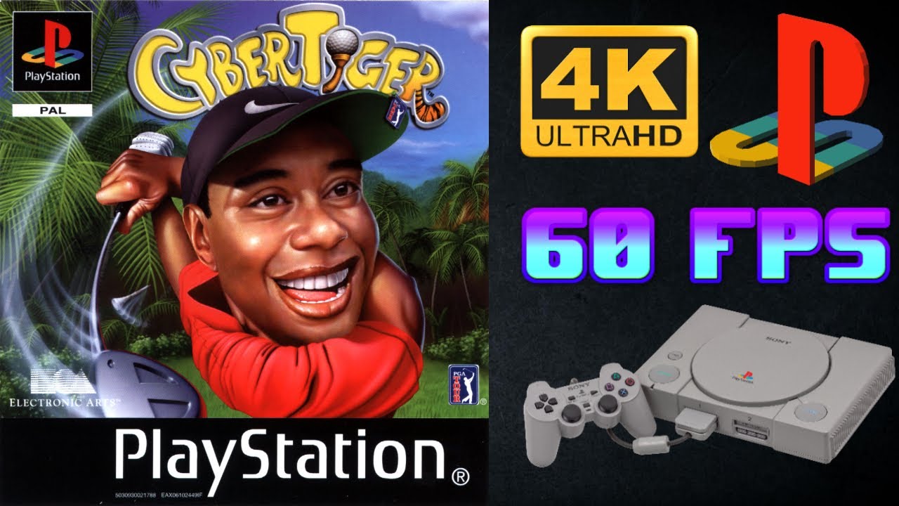 CyberTiger | PS1 | Ultra HD 4K/60fps | PREVIEW | Movie Gameplay Playthrough Sample