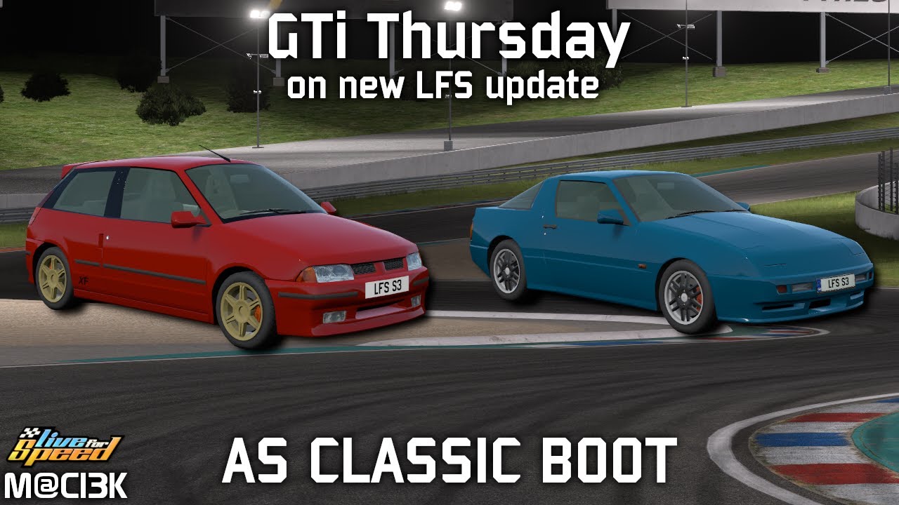 GTi Thursday #51 - Aston Classic Boot (AS8) with XFG and XRG | Live for Speed 0.8B @SimBroadcasts