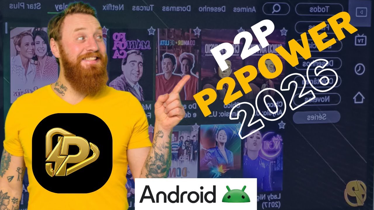 📺 Veja como instalar o P2P P2POWER no seu Android Tv Box, Fire TV, Android TV, Google Tv +