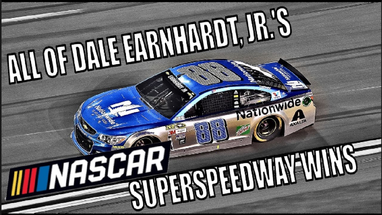 All of Dale Earnhardt, Jr.'s NASCAR Superspeedway Wins