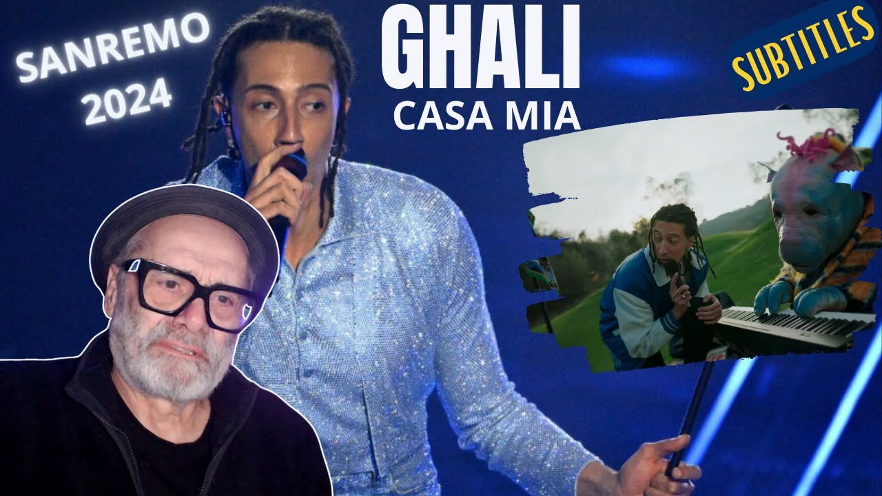 GHALI  'Casa mia' | SANREMO 2024 | REACTION by @GianniBravoSka