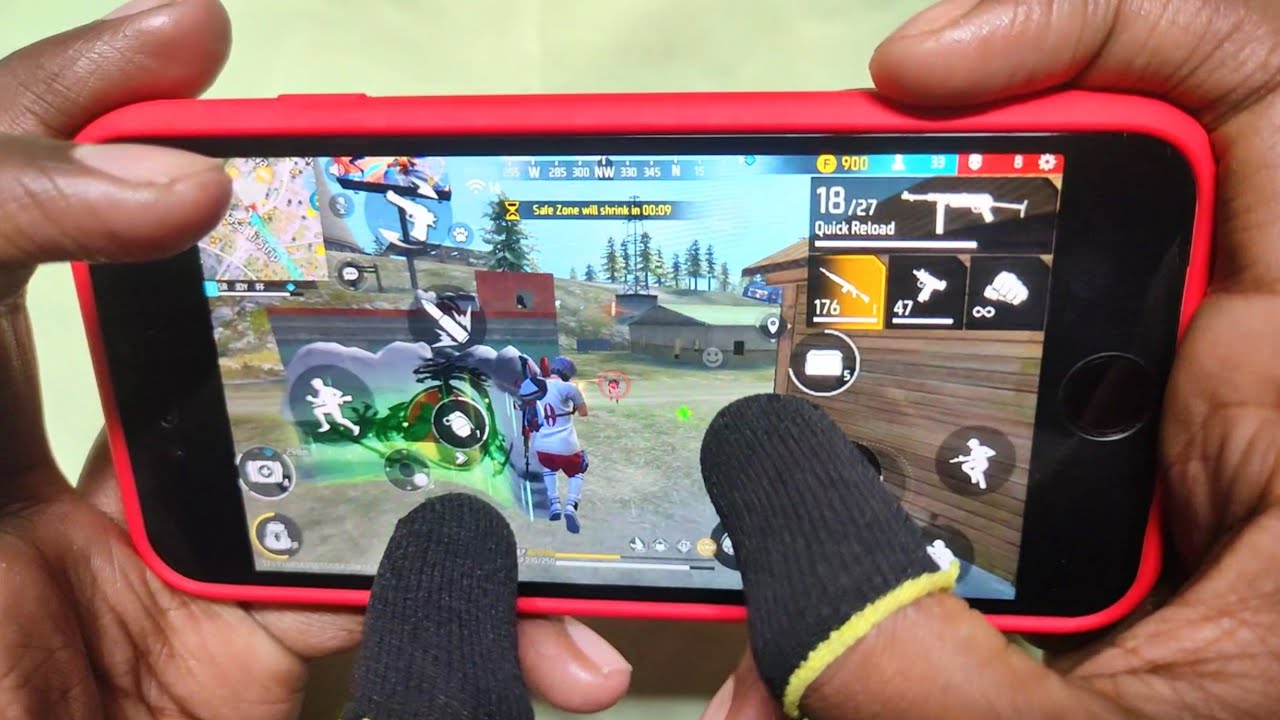 iPhone SE 3 25+kills in Br Rank Full Handcam Gameplay