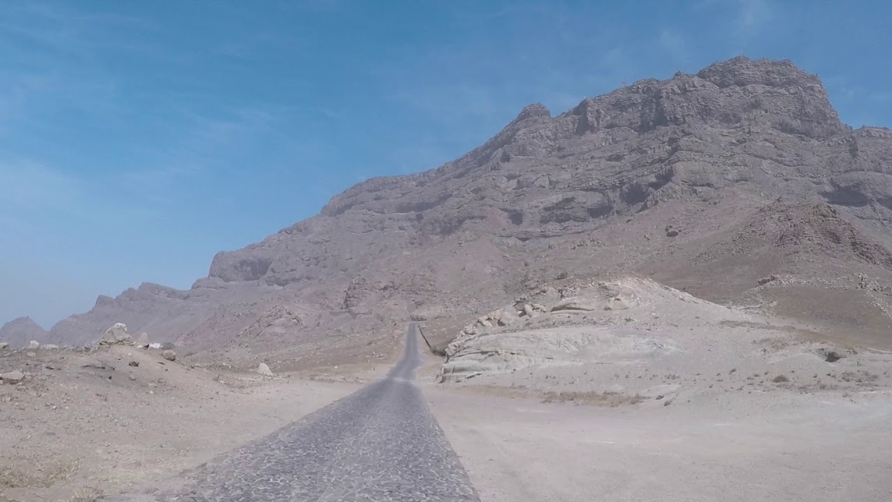 Cabo Verde Road Mindelo Monte Verde / Cap Vert Sao Vicente Route Mindelo Monte Verde, Gopro