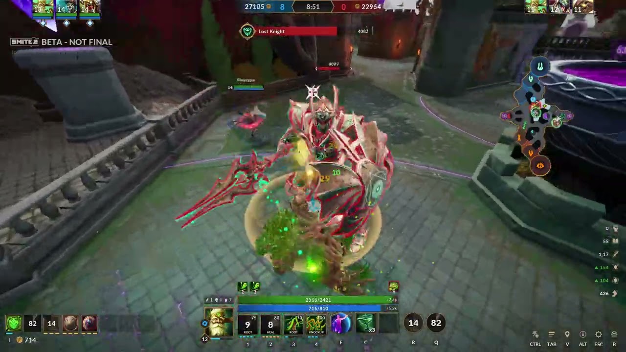 Intentando pescar a alguien con silvanus  - Smite 2 (Joust)
