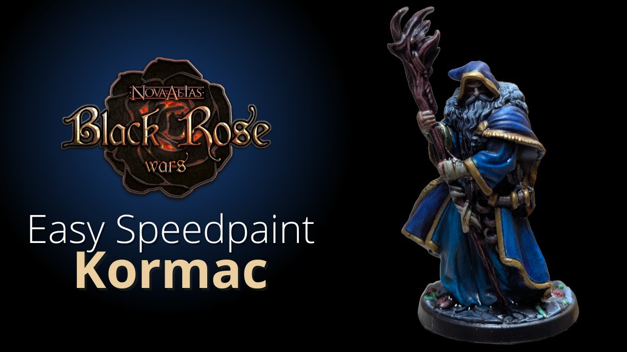 🎨Easy Speedpaint - Kormac - Black Rose Wars Rebirth⚫🌹⚔️