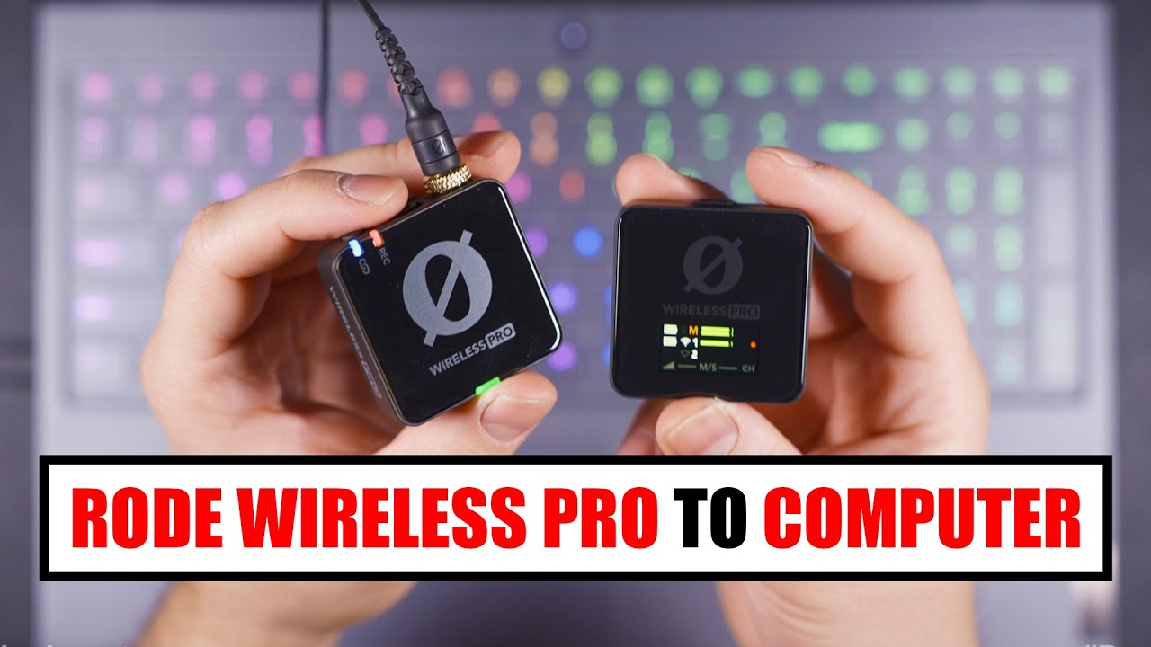 Rode Wireless Pro with Computer via USB [ OBS, Streaming, Zoom, Gaming ] Tutorial