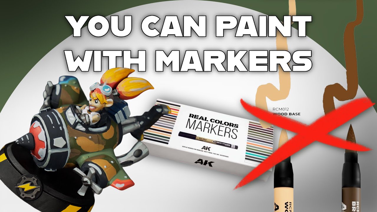The Marker Testing You Didn't Ask For (AK Real Colors)