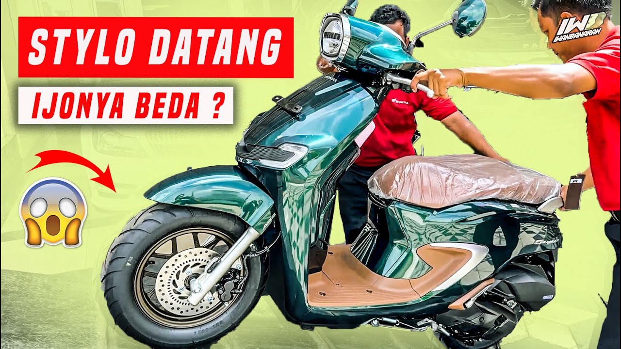 HOREE‼️ NEW STYLO 160 AKHIRNYA TIBA DI RUMAH 🔥 LHOO, KOK RADA BEDA IJONYA⁉️😱