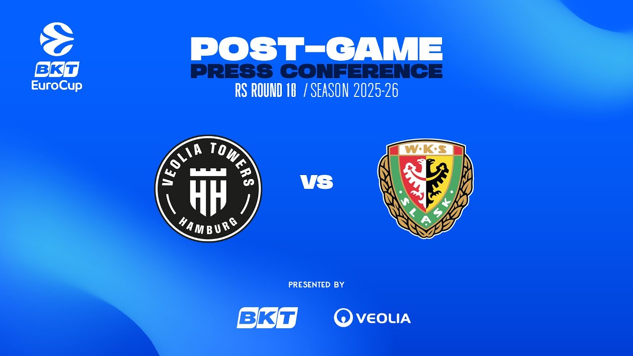 Pressekonferenz: Veolia Towers Hamburg vs Slask Wroclaw