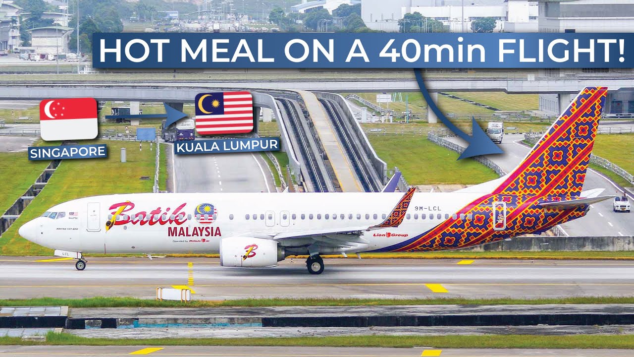TRIPREPORT | Batik Air Malaysia (ECONOMY) | Singapore - Kuala Lumpur | Boeing 737-800