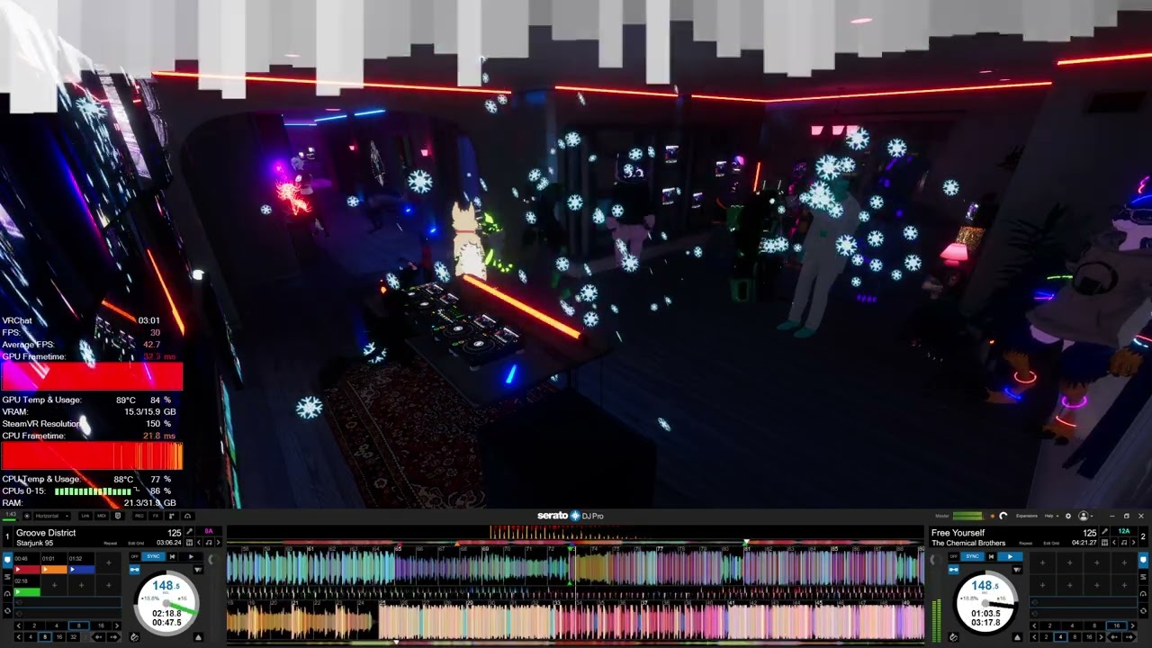 Drunk DJing (mostly house n uk garage??) - VR DJ Live Set @ KOVR - 26th Apr. 2025