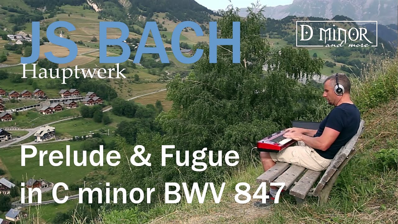 JS BACH - Prelude and Fugue in c minor BWV 847 - Hauptwerk