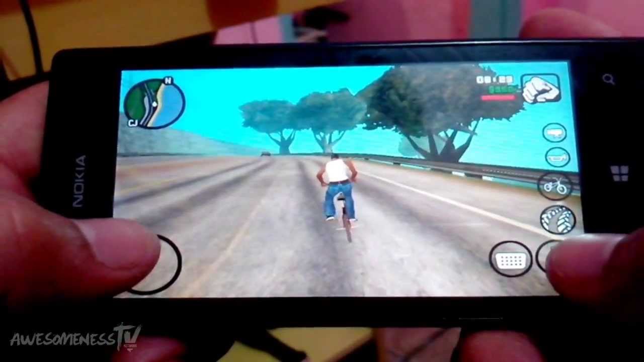 GTA San Andreas Pra 512 Ram Windows Phone 8 Lumia 520