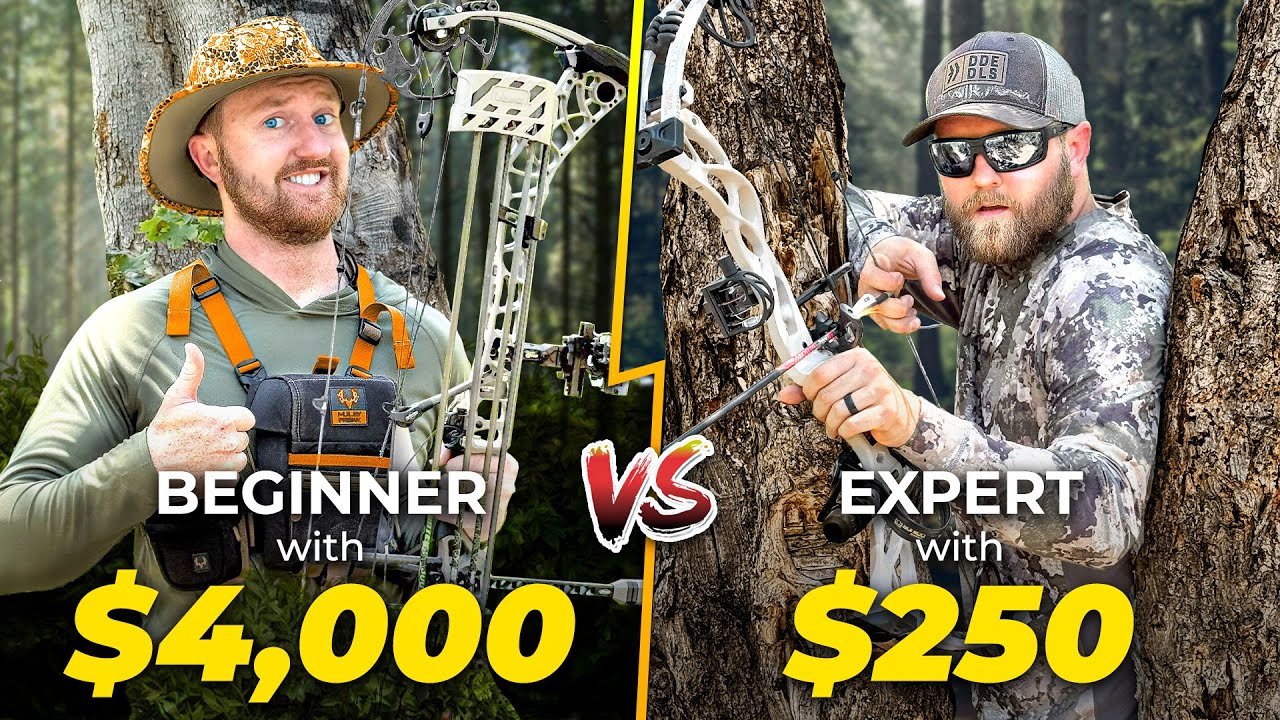 2 Beginners VS 1 Expert Archery Hunting Challenge!