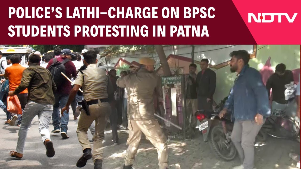 Bihar News | Bihar Police&rsquo;s Brutal Lathi-Charge On BPSC Students Protesting In Patna