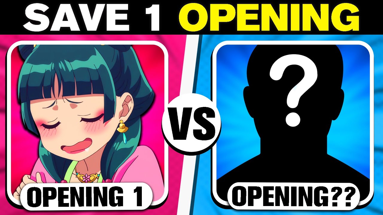 Save 1 ANIME OPENING! 🔥🎮 Choose Without Knowing the Next One 😨