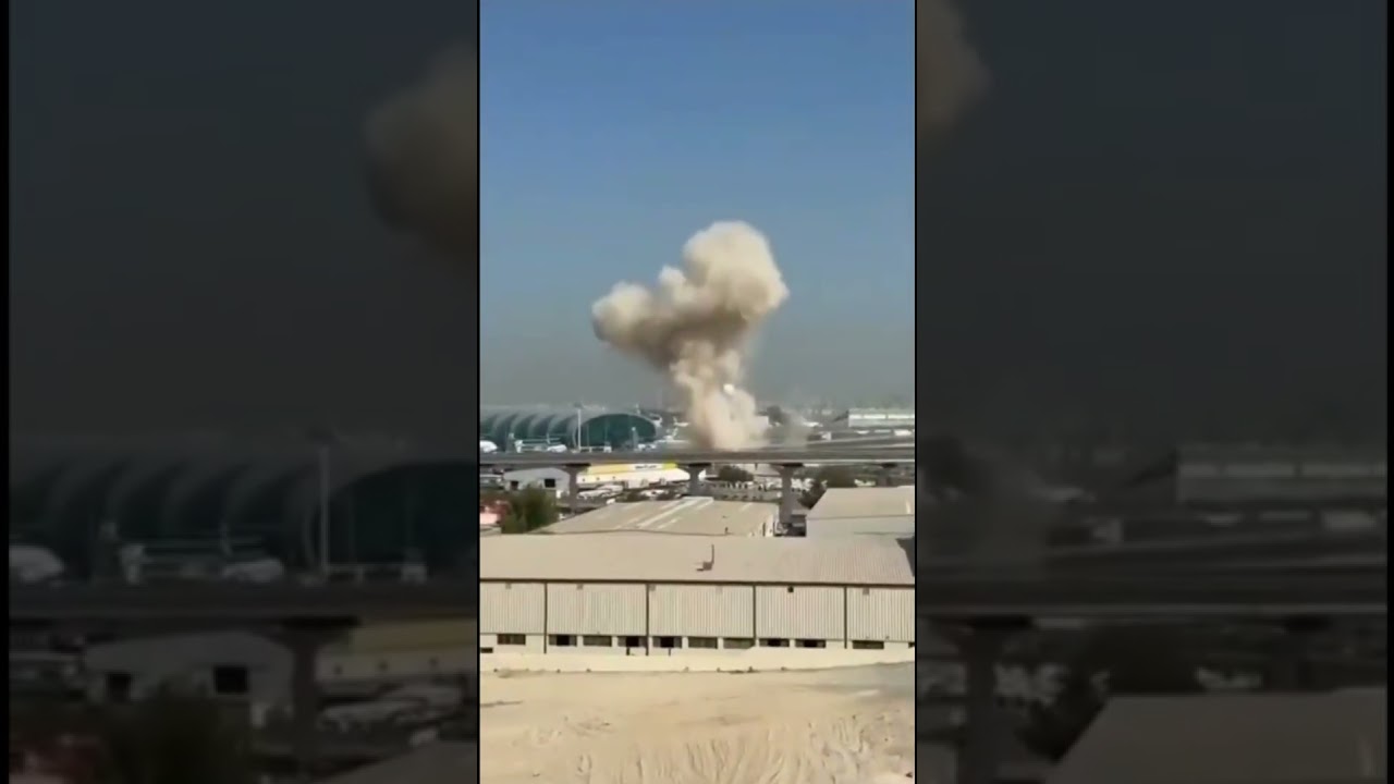 Explosion seen at Dubai airport