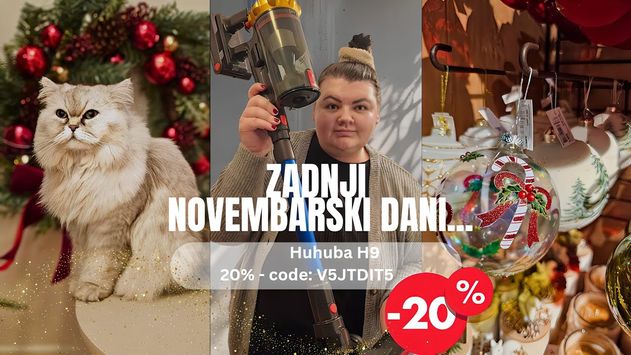 Zadnji novembarski dani: Božićni ukrasi i Huhuba H9 — svaki usisa, ali vrijedi li pare?