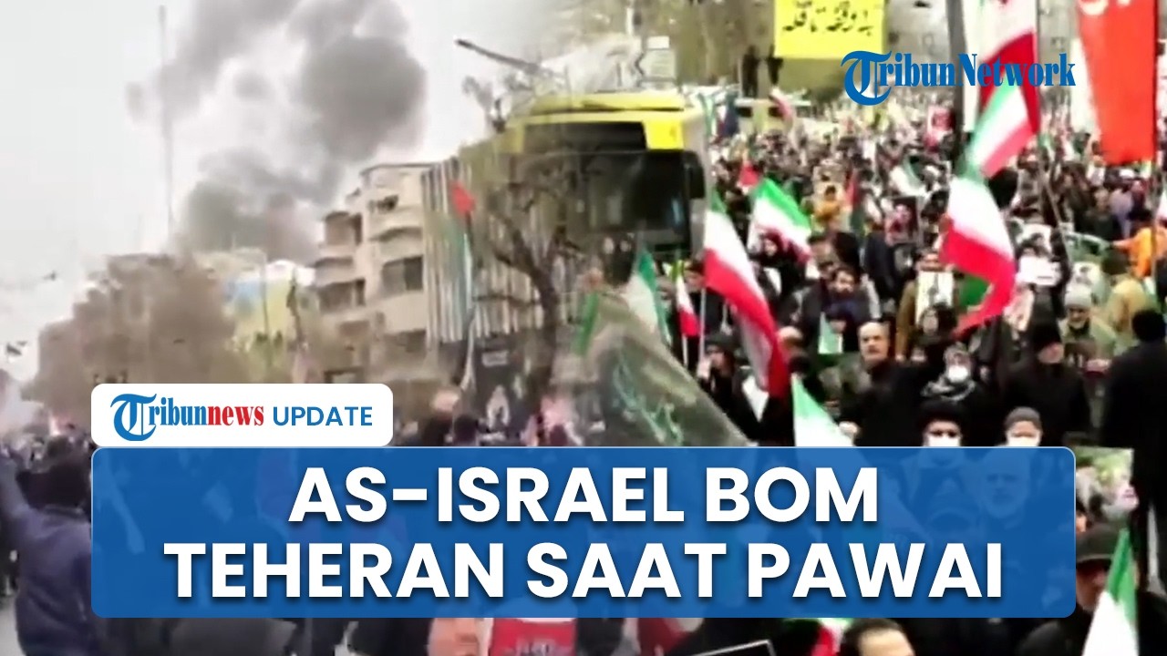 Bom AS Israel Hantam Pawai Hari Quds di Tengah Massa Teheran, Picu Kekacauan & Eskalasi Memuncak