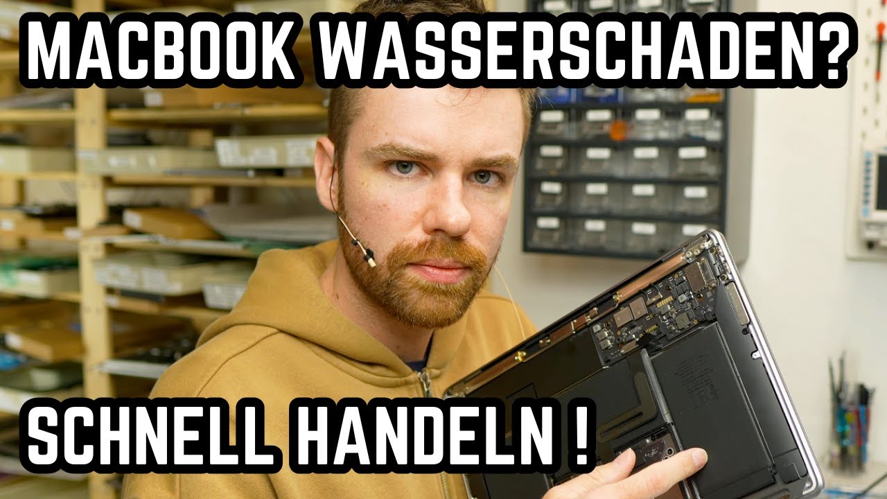 MacBook Wasserschaden Erste Hilfe Video