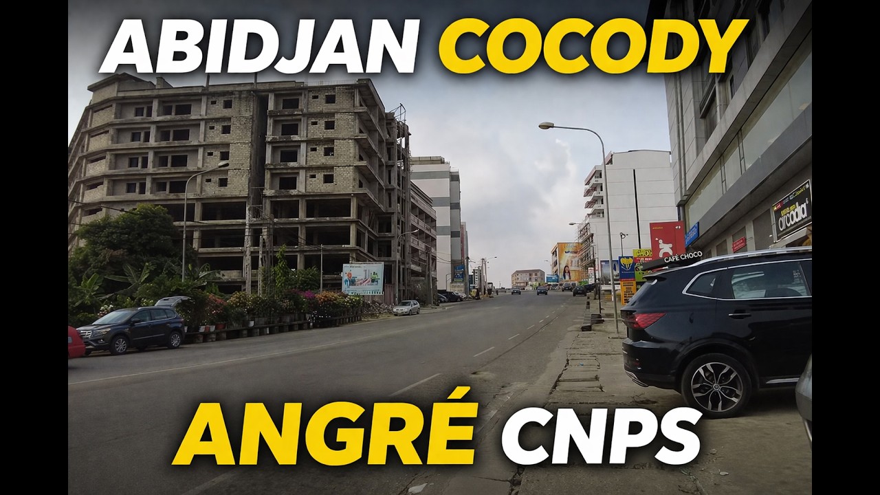 ABIDJAN – COCODY : Riviera CNPS au Rosier 5 jusqu’à Angré (11 Janv 2025)