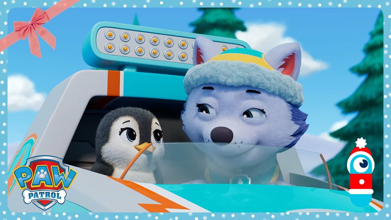 The Lost Penguin 🐧 Paw Patrol Christmas 🐧 WildBrain Wheels