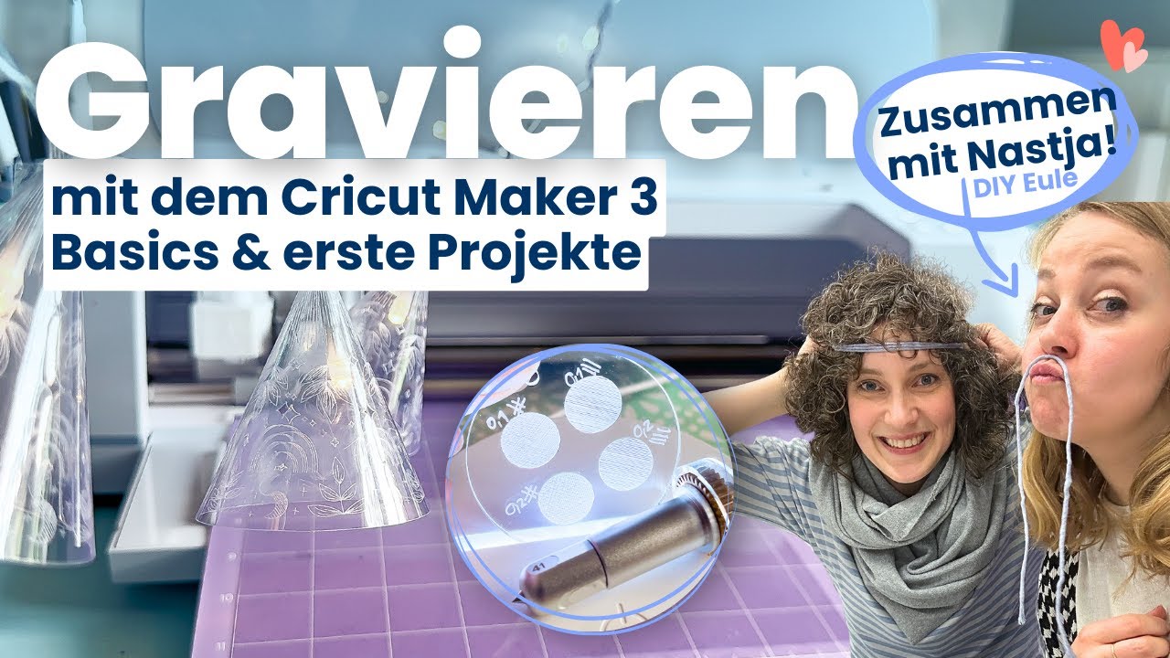 ✨Live | Gravieren mit dem Cricut Maker mit @DIYeule