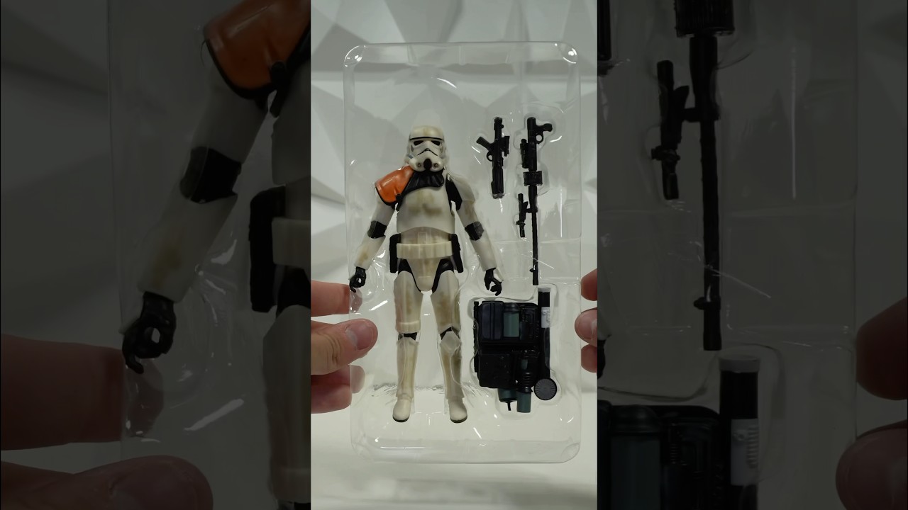 Black Series Sandtrooper Unboxing #starwars #blackseries #stormtrooper #unboxing #asmr #actionfigure