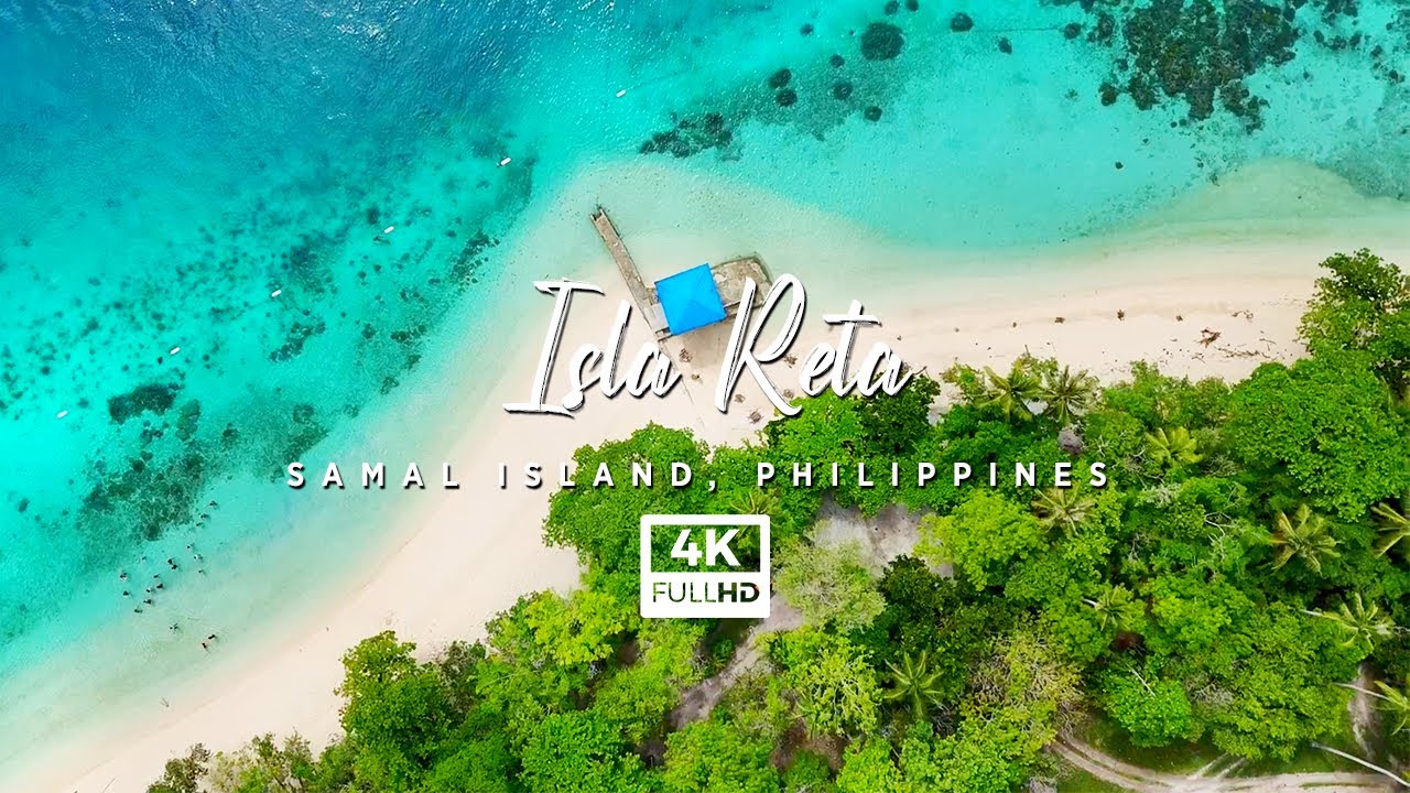Isla Reta Beach Resort in Samal Island | 4K