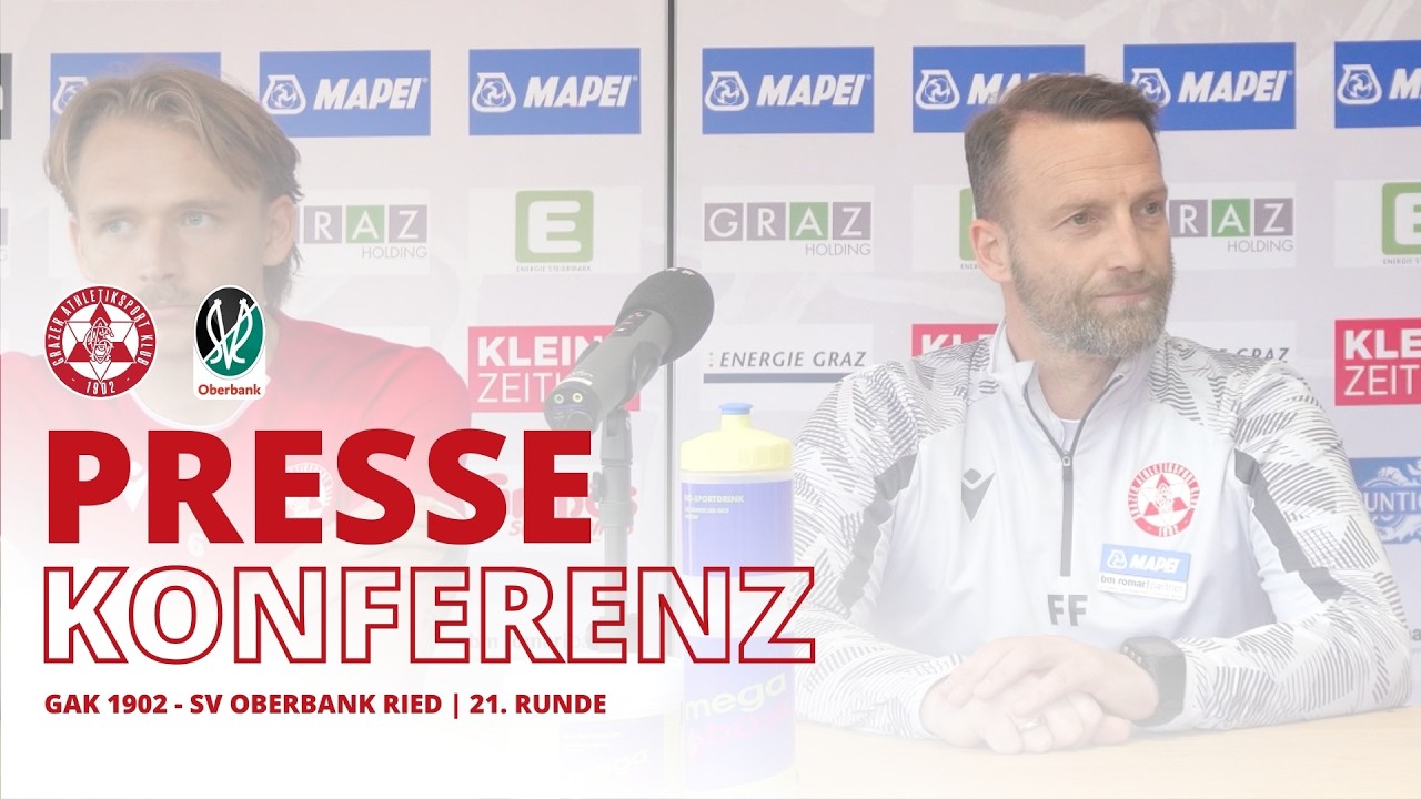 PK vor dem Heimspiel gegen die SV Ried | 21. Runde ADMIRAL Bundesliga