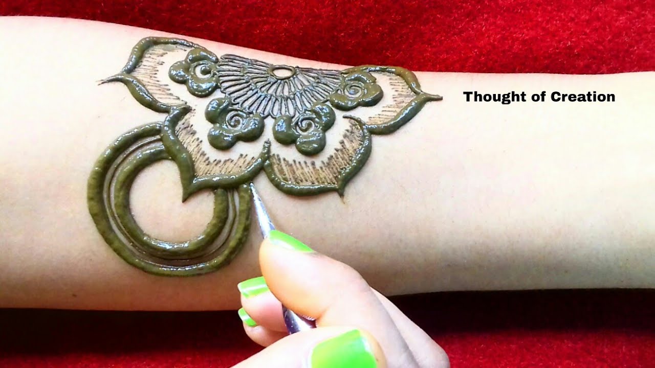 Full Hand Jewellery Mehndi Design |Thought of Creation