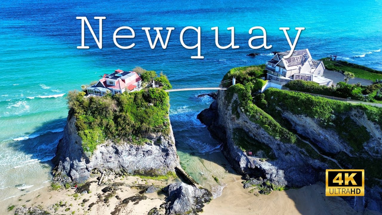 Newquays famous 'House on the Rock' & Tolcarne Beach - May 2025