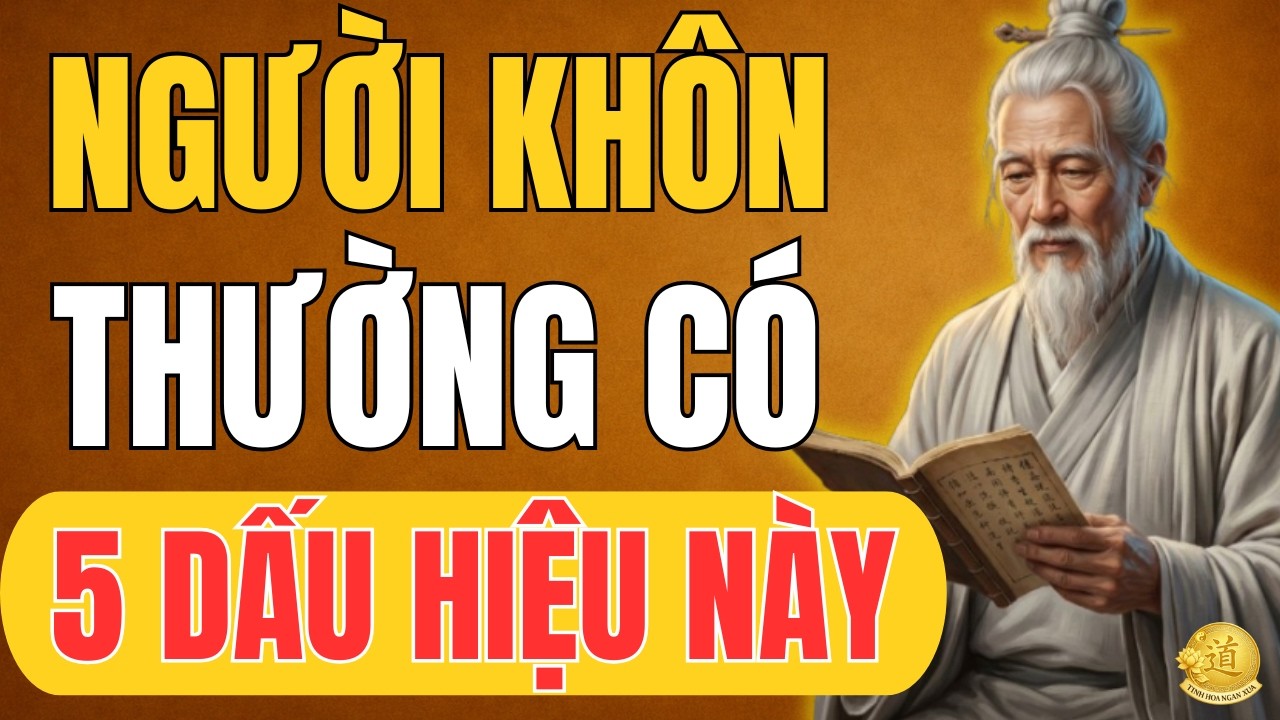 NGƯỜI KHÔN THƯỜNG CÓ 5 DẤU HIỆU NÀY | Trí Tuệ Cổ Nhân