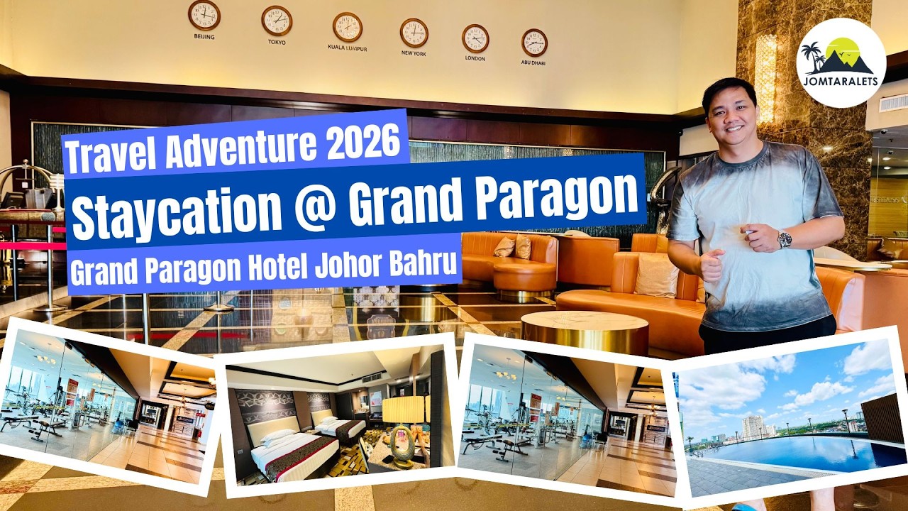 Relaxing Staycation at Grand Paragon Hotel Johor Bahru | Pool Views & Breakfast Feast 🍽️