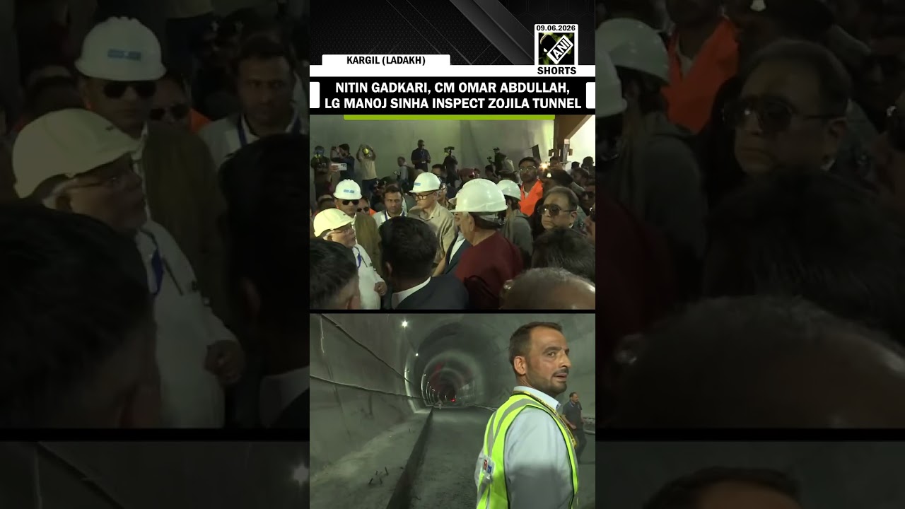 Union Minister Nitin Gadkari, CM Omar Abdullah, LG Manoj Sinha inspect 13.15-km long Zojila Tunnel