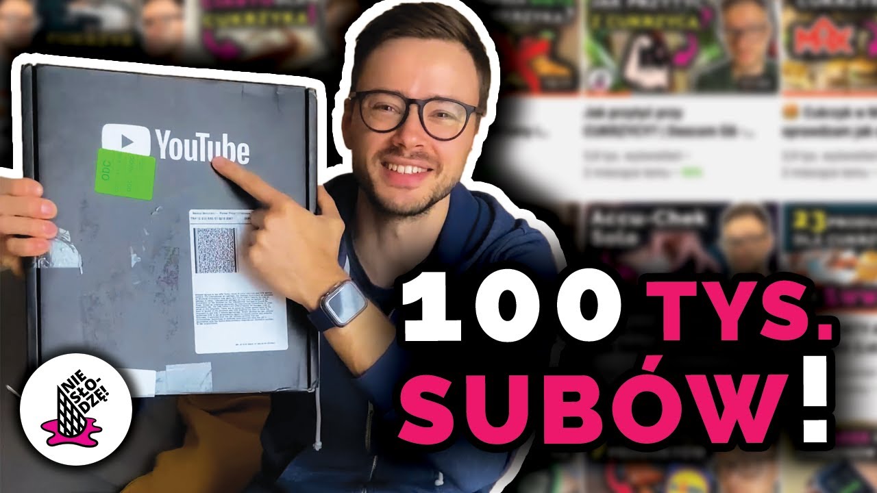 CUKRZYCA typu 1 dała mi 100 TYSIĘCY i srebrny przycisk YouTube! 😁 | Nie słodzę #YouTubeCreatorAwards