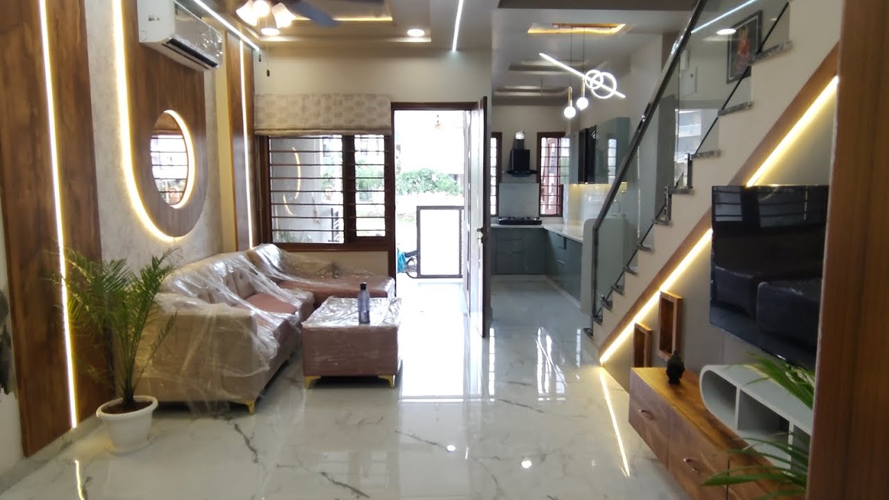 15*50=84Gaj Beautiful House for sale in Jaipur Rajasthan Furnished Duplex House 7014894813