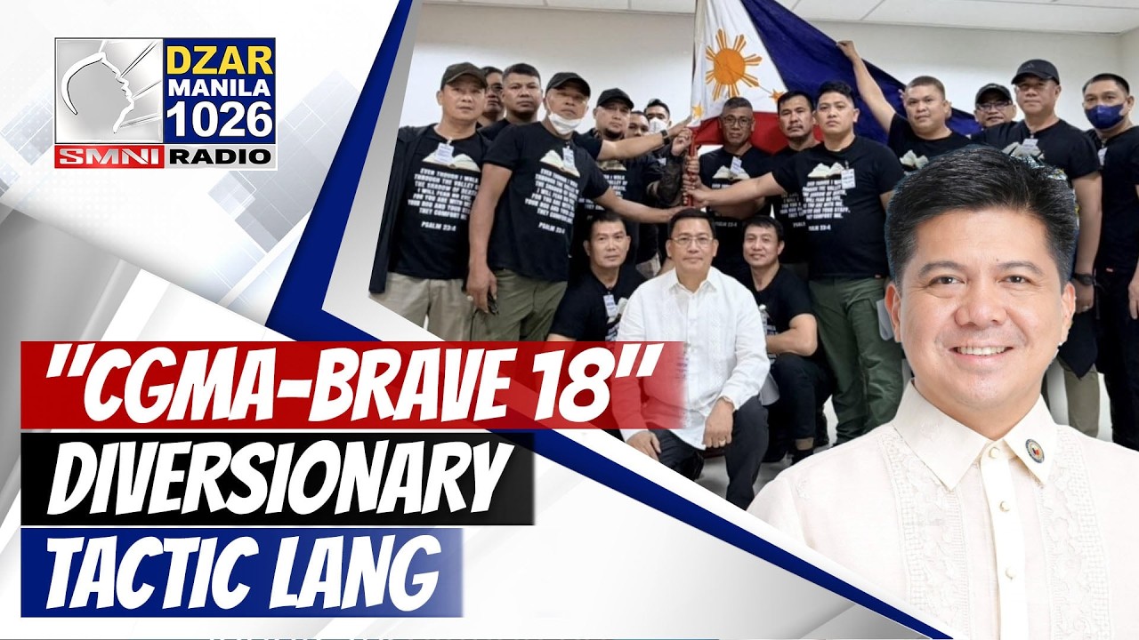 #SMNIRadio: Pag-uugnay kay GMA sa 18 ex-marines, diversionary tactic -Defensor