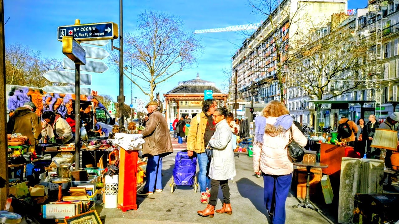 Paris France🇨🇵MARCHÉS aux puces💯FLEA MARKET SECOND-HAND🪞BROCANTE🏺ANTIQUITÉS old Things🪑4KHDR Thrift📸