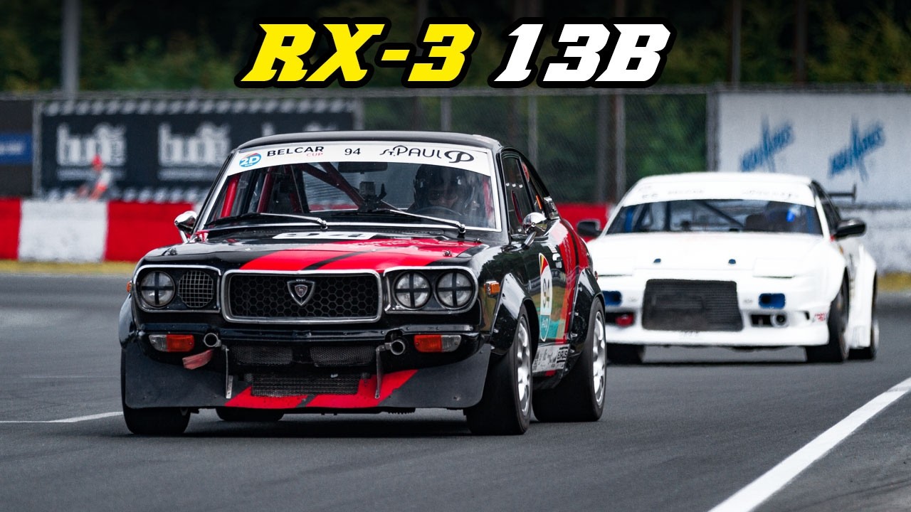 MAZDA RX-3 13B | Racing at Zolder & Spa 2024 | BRAP BRAP BRAP