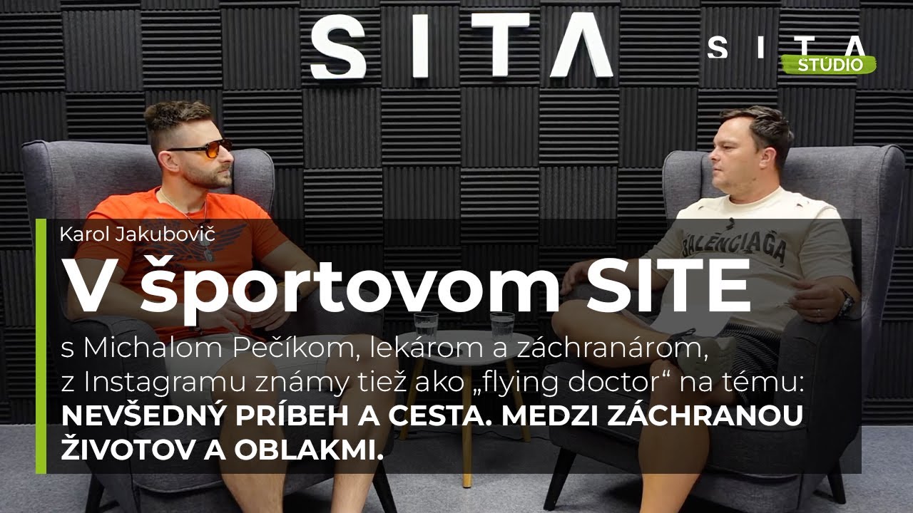 58 - Michal Pečík medzi záchranou životov a oblakmi | Štúdio SITA