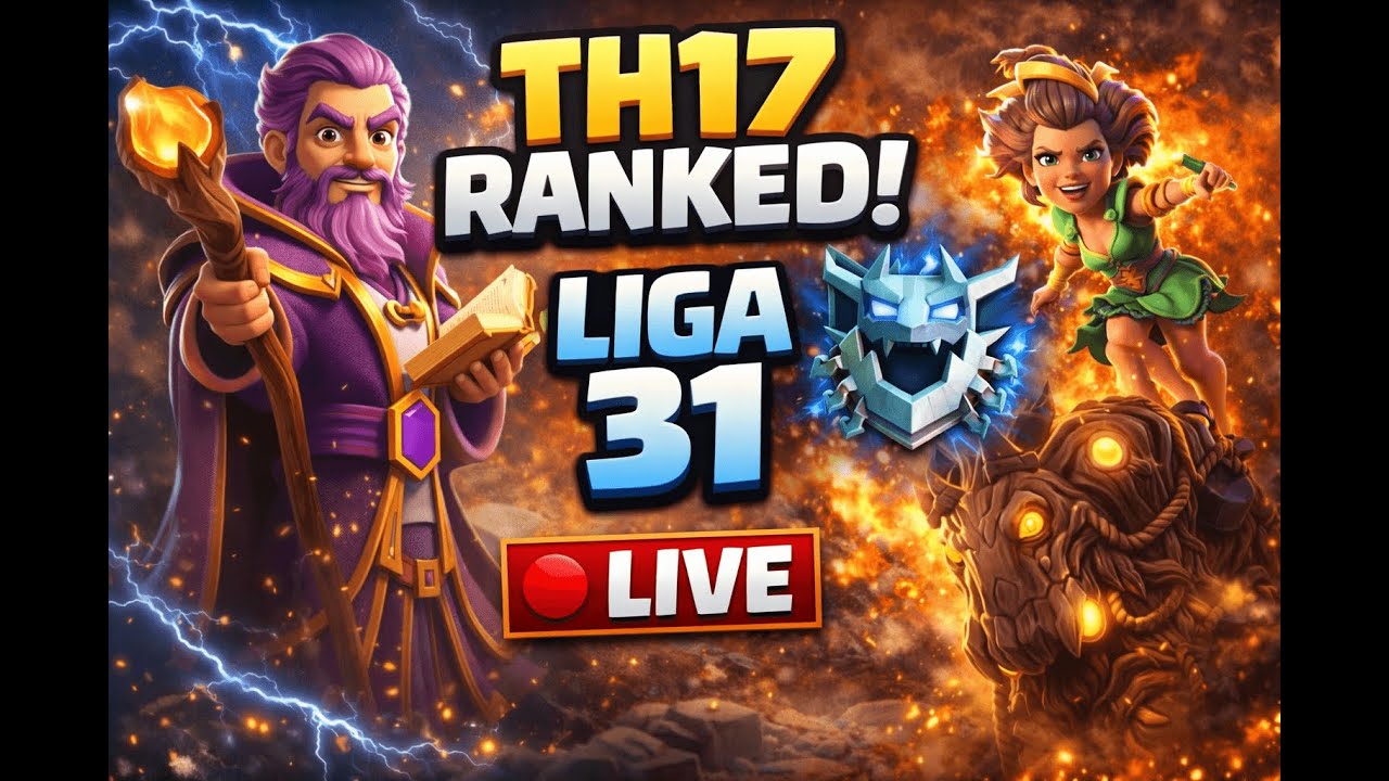 🔴 LIVE RANK | Clash of Clans TH 15, 16, dan 17