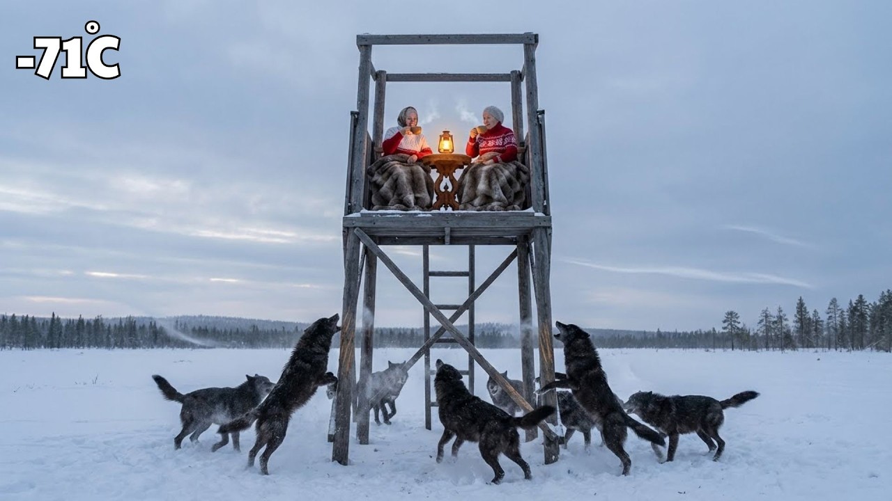 Two Widows Survive Alone at &ndash;71&deg;C in Siberian Wilderness | Fighting Wolves Every Day