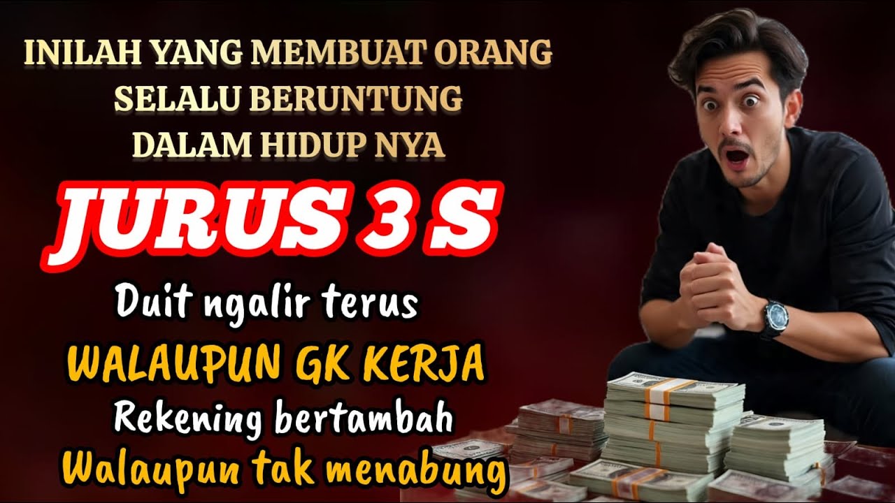 JURUS 3 S-Menarik uang, kekayaan & kelimpahan  TERCEPAR Dari sumber TAK TERDUGA‼️