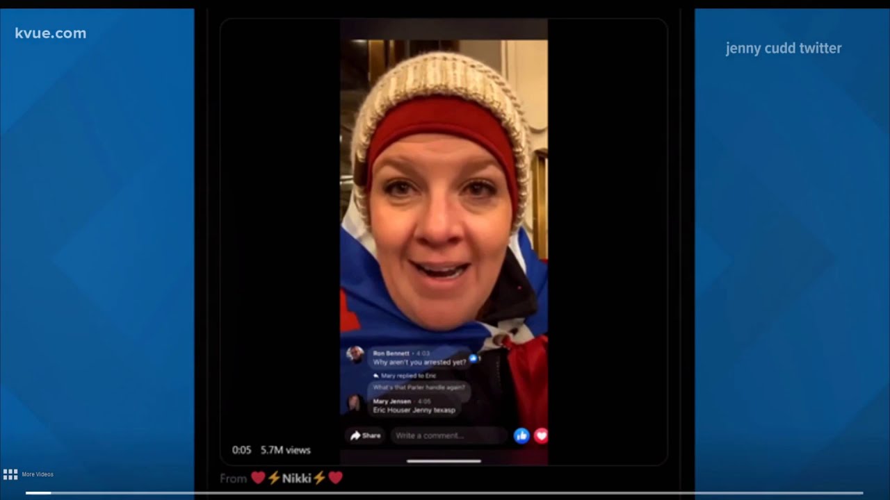 US Capitol Arrests: Jenny Cudd INDICTED