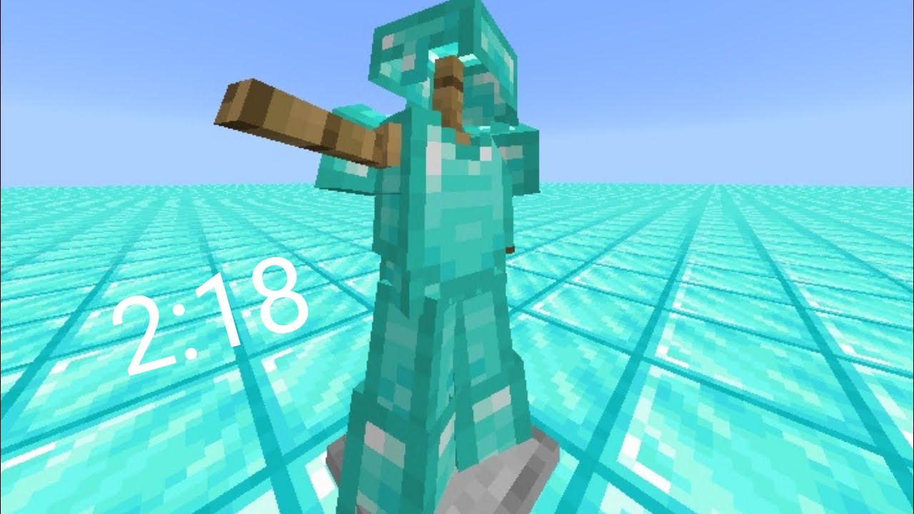 full diamond armor in 2:18 
